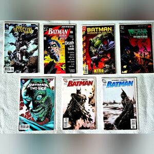 DC Comics Batman (Lot of 7) MINT Condition,bagged, see description for details